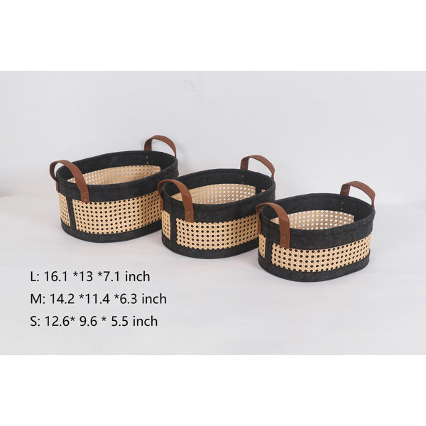 Bayou Breeze Decorative Storage Basket & Reviews Wayfair